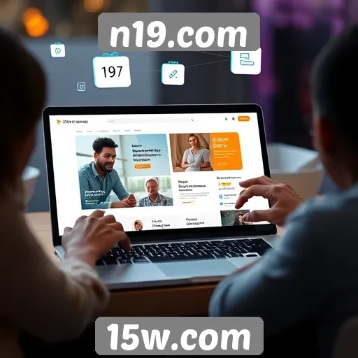 Explorando as funcionalidades interativas do site n19.com